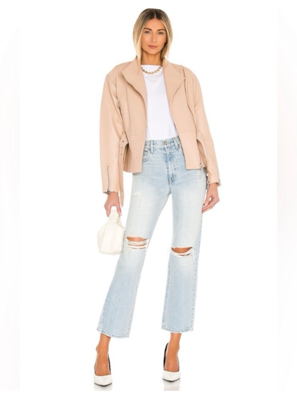 SLVRLAKE London High Rise Straight in Love Hurts $347 Size
30